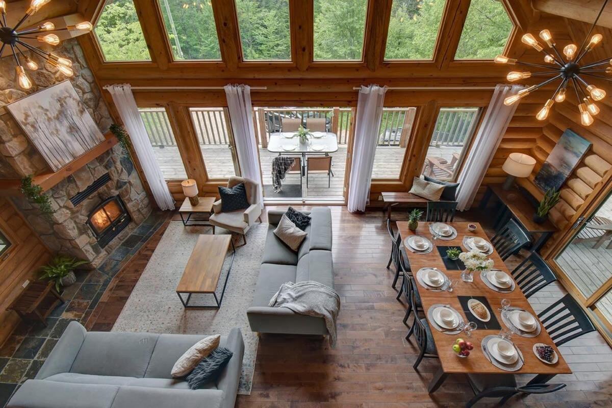 Chic Familiale, Relaxant Avec Spa En Montagnes Labelle Экстерьер фото